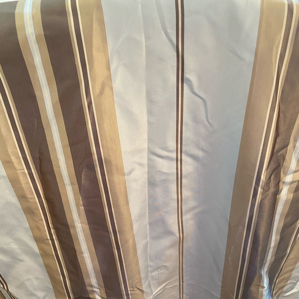 Restoration Hardware silk curtains
